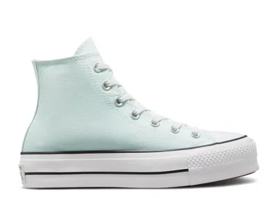 Converse Wmns Chuck Taylor All Star Lift Platform High 'chance Of Rain' In Blue