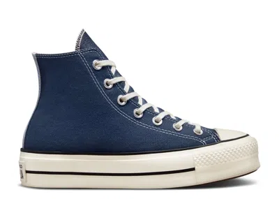 Converse Wmns Chuck Taylor All Star Lift Platform High 'denim - Navy' In Blue