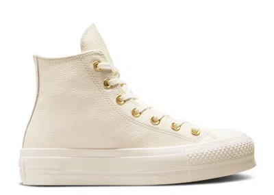 Converse Wmns Chuck Taylor All Star Lift Platform High 'gold' In White