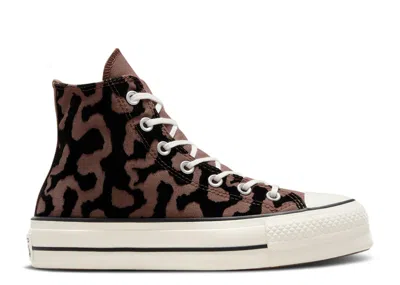 Converse Wmns Chuck Taylor All Star Lift Platform High 'leopard Remix' In Brown