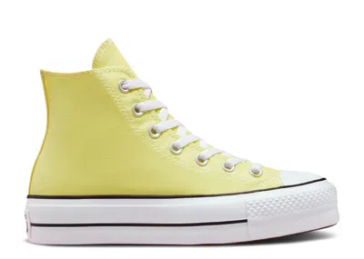 Converse Wmns Chuck Taylor All Star Lift Platform High 'light Zitron' In Yellow