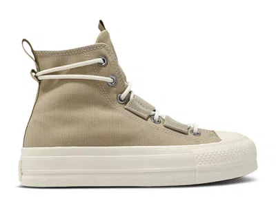 Converse Wmns Chuck Taylor All Star Lift Platform High 'nutty Granola' In White