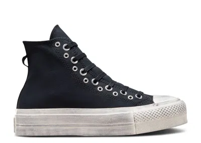 Converse Wmns Chuck Taylor All Star Lift Platform High 'punk' In Black