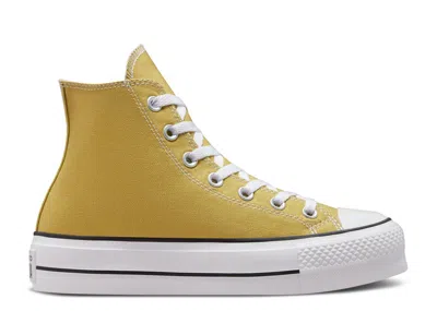 Converse Wmns Chuck Taylor All Star Lift Platform High 'raffia Gold'