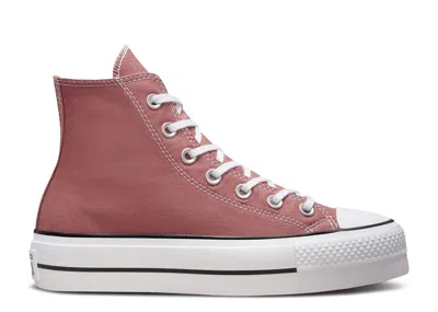 Converse Wmns Chuck Taylor All Star Lift Platform High 'saddle' In Pink
