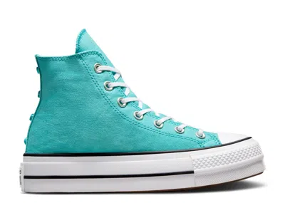 Converse Wmns Chuck Taylor All Star Lift Platform High 'stars' In Blue