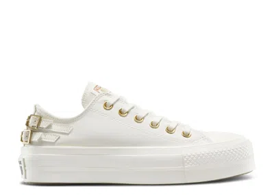 Converse Wmns Chuck Taylor All Star Lift Platform Low 'buckle' In White