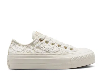 Converse Wmns Chuck Taylor All Star Lift Platform Low 'daisy Cord' In White