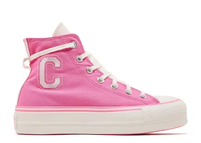 Converse Wmns Chuck Taylor All Star Lift Platform Retro Varsity High 'oops Pink'