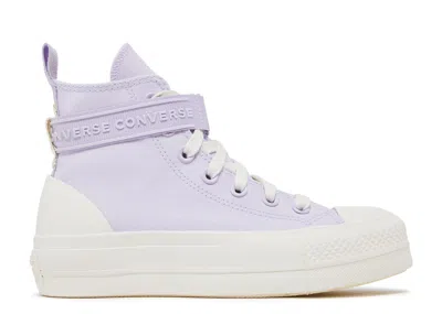 Converse Wmns Chuck Taylor All Star Lift Platform Utility Strap High 'vapor Violet' In Purple
