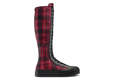 Converse Wmns Chuck Taylor All Star Lift Platform Xx High 'plaid' In Red