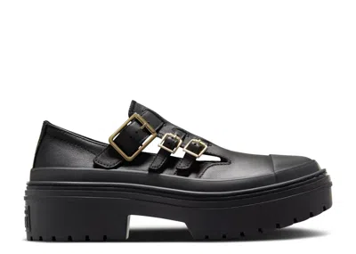 Converse Wmns Chuck Taylor All Star Lugged Heel Mary Jane Platform Low 'black Gold'