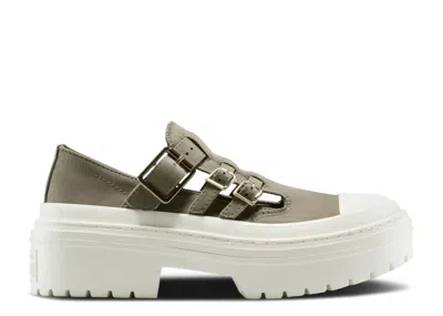Converse Wmns Chuck Taylor All Star Lugged Heel Mary Jane Sandal 'classic Taupe' In Green