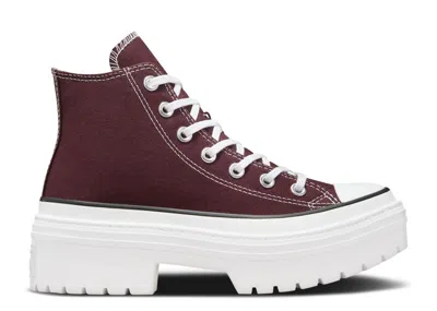 Converse Wmns Chuck Taylor All Star Lugged Heel Platform High 'bloodstone' In Red