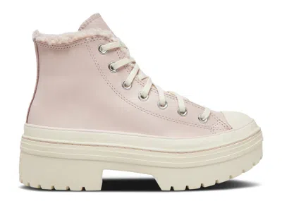 Converse Wmns Chuck Taylor All Star Lugged Heel Platform High 'sherpa - Blush Hush' In Pink