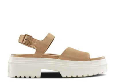 Converse Wmns Chuck Taylor All Star Lugged Heel Sandal 'sand Dune' In Brown