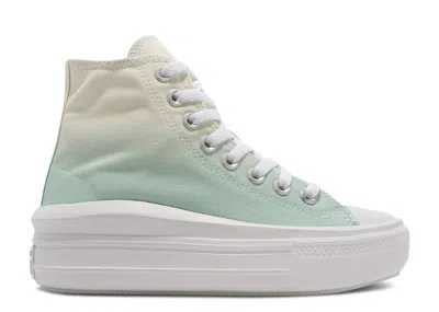 Converse Wmns Chuck Taylor All Star Move High 'ombre - Light Dew' In Green