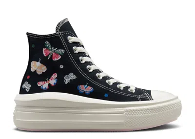 Converse Wmns Chuck Taylor All Star Move Platform High 'butterfly Wings' In Black