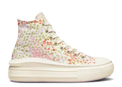 Converse Wmns Chuck Taylor All Star Move Platform High 'floral' In White