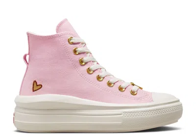Converse Wmns Chuck Taylor All Star Move Platform High 'valentine's Day 2023' In Pink