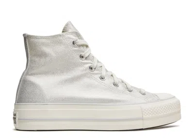 Converse Wmns Chuck Taylor All Star Platform High 'digital Powder - Egret' In White
