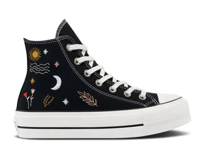Converse Wmns Chuck Taylor All Star Platform High 'it's Okay To Wander - Black'