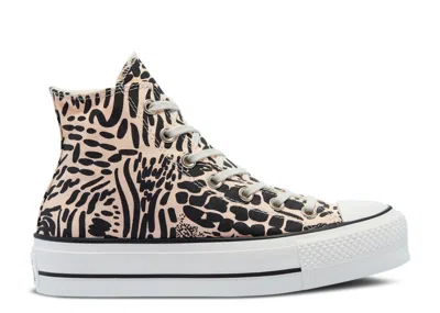 Converse Wmns Chuck Taylor All Star Platform High 'jungle Art' In Orange