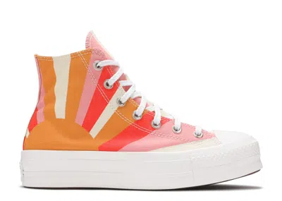 Converse Wmns Chuck Taylor All Star Platform High 'summer Spirit' In Pink