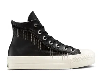 Converse Wmns Chuck Taylor All Star Platform High 'western Glam' In Black