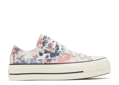 Converse Wmns Chuck Taylor All Star Platform Low 'washed Florals' In Multi