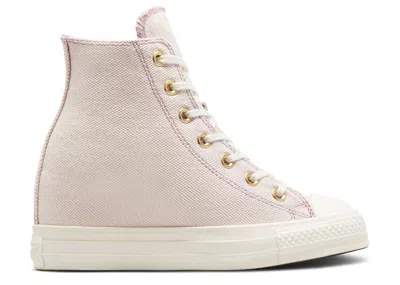 Converse Wmns Chuck Taylor All Star Wedge Platform High 'gold' In White