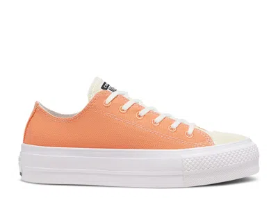 Converse Wmns Renew Cotton Chuck Taylor All Star Platform Low 'fuel Orange'