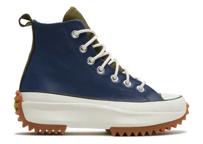 Converse Wmns Run Star Hike High 'navy Gum' In Blue