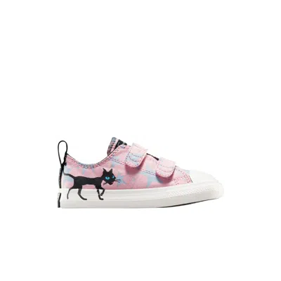 Pre-owned Converse Coraline X Chuck Taylor All Star Easyon Low Td 'coraline's Cat' | Pink | Infant Size 8