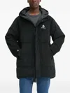 Converse Corduroy Hooded Jacket In Black