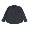 Converse Cotton Long Sleeve Shirt 'black' In Blue