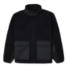 Converse Turtleneck Counter Climate Sherpa Jacket In Black