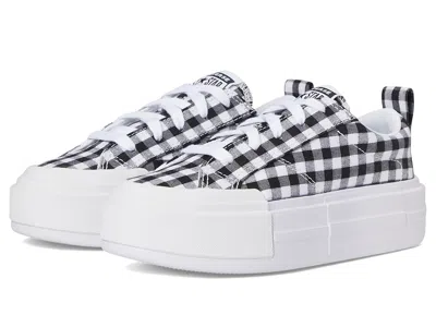 Converse Cruise Checkered (big Kid) Kid's Shoes White/black/white : 4 Big Kid M, Canvas