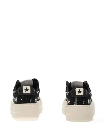 Converse Cruise Star-print Platform Sneakers In Black