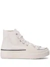 Converse Ctas Construct Hi-top Sneakers In Vintage White Black