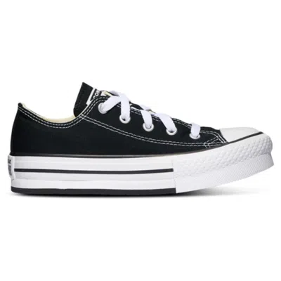 Converse Chuck Taylor All Star 372861f Kids Black Platfor Shoes Zogg3037