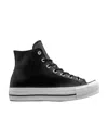 Converse Ctas Lift Clean Hi Sneakers In Black