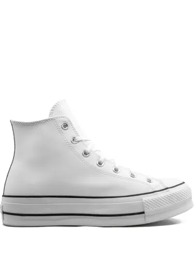 Converse Ctas Lift Clean High-top Sneakers In White