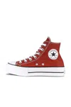 CONVERSE CTAS LIFT HI A06896F SKATEBOARD SHOES WOMEN'S RED CANVAS LACE UP NR6889