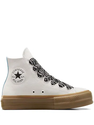 Converse Ctas Lift Hi Sneakers In White