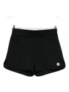 Converse Curved-hem Shorts In Black