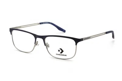 Converse Cv1000 Rectangular Metal Eyeglasses In Black