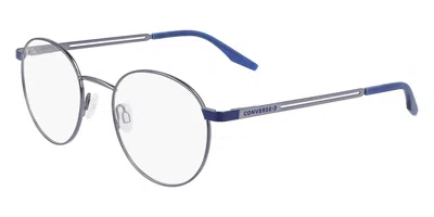 Converse Cv1001 070 Men's Glasses Grey Size 49 - Free Lenses - Blue Light Block Available In Metallic