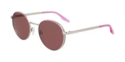 Converse Cv107s Foxing Ii 046 Women's Sunglasses Silver Size 51