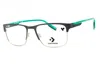 Converse Cv3000 Metal-frame Rectangular Eyeglasses In Green